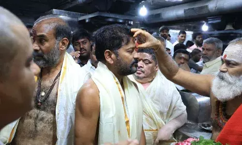 కొండగట్టులో రేవంత్ పూజలు