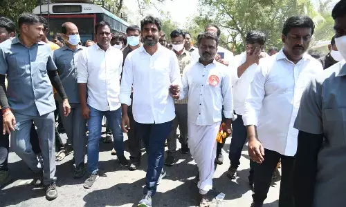 లోకేష్ యువగళం @ 500 కి.మీ