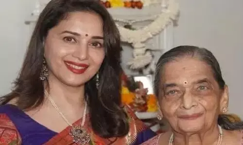 madhuri dixit mother snehalatha dixit