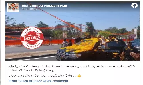 Fact Check: Social media post claiming Modi’s Karnataka visit was lacklustre is false