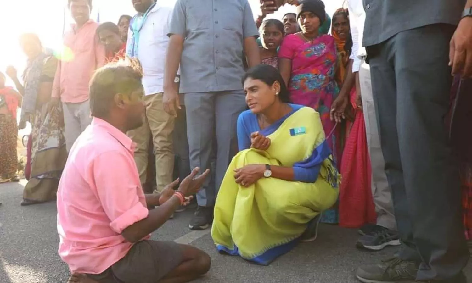 వికారాబాద్ లో షర్మిల టూర్