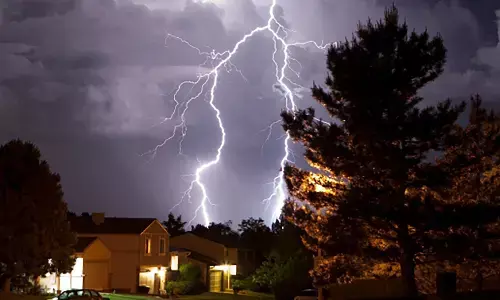 5450 thunder storms in odisha