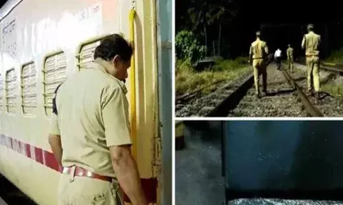 petrol attack in train