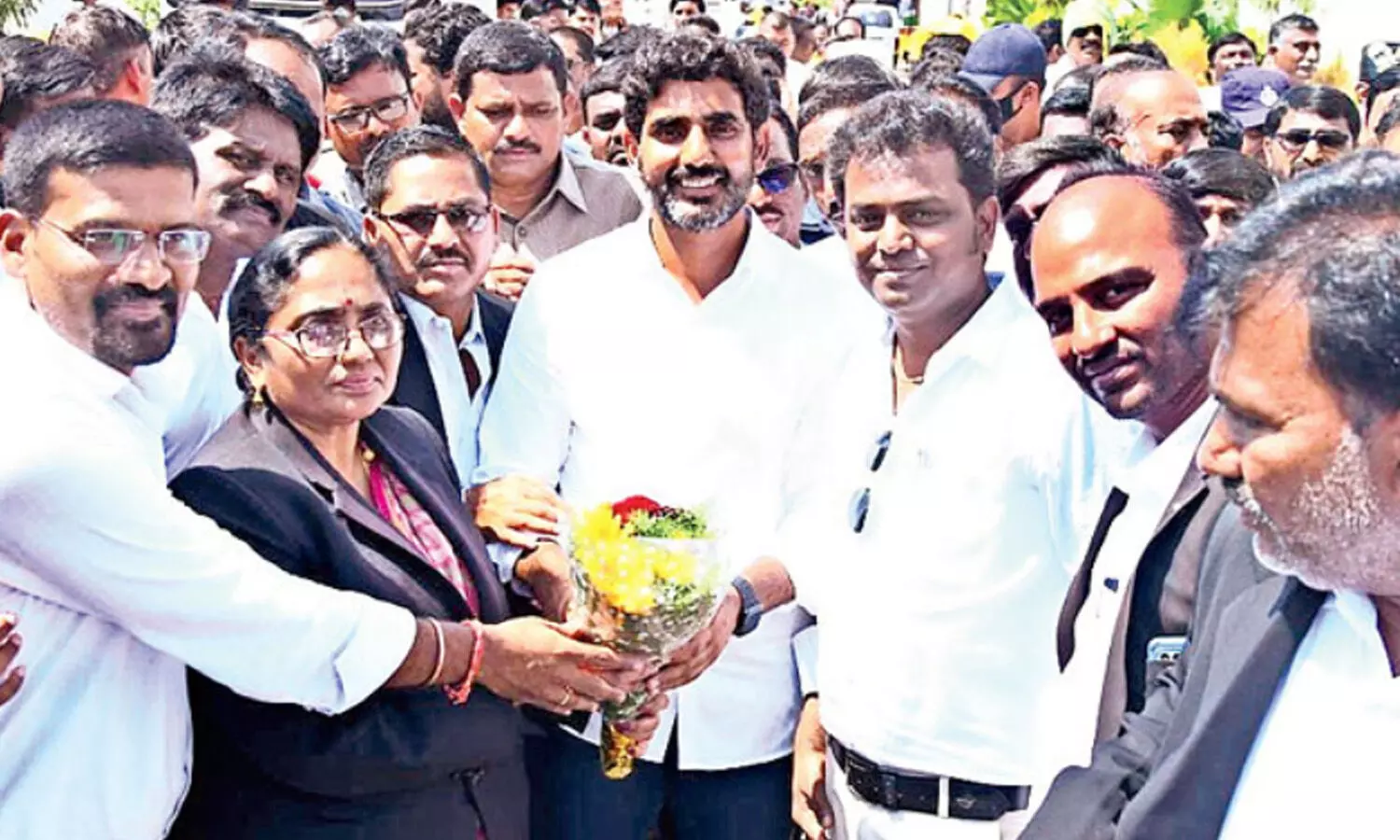 శింగనమలలోకి లోకేష్ శింగనమలలోకి లోకేష్