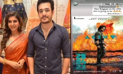 samantha birthday wishes to akhil akkineni