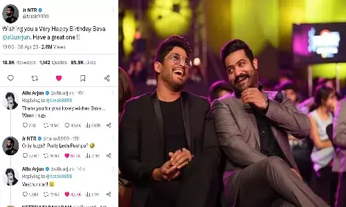 ntr and bunny viral tweets