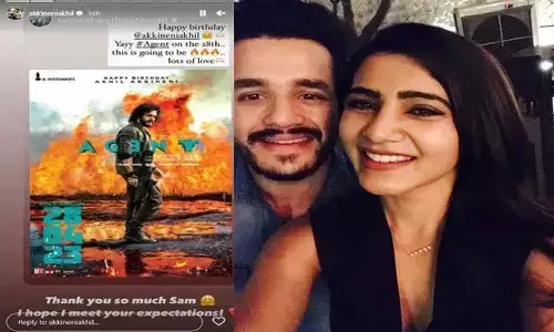 సమంత విషెస్ కు రిప్లై ఇచ్చిన అఖిల్.. ఏమన్నాడంటే