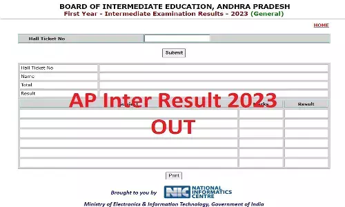 how to check inter results, ap inter results 2023