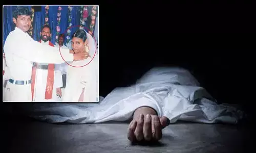 భార్యను నరికిన భర్త కేసు : భయంతో ఆత్మహత్య