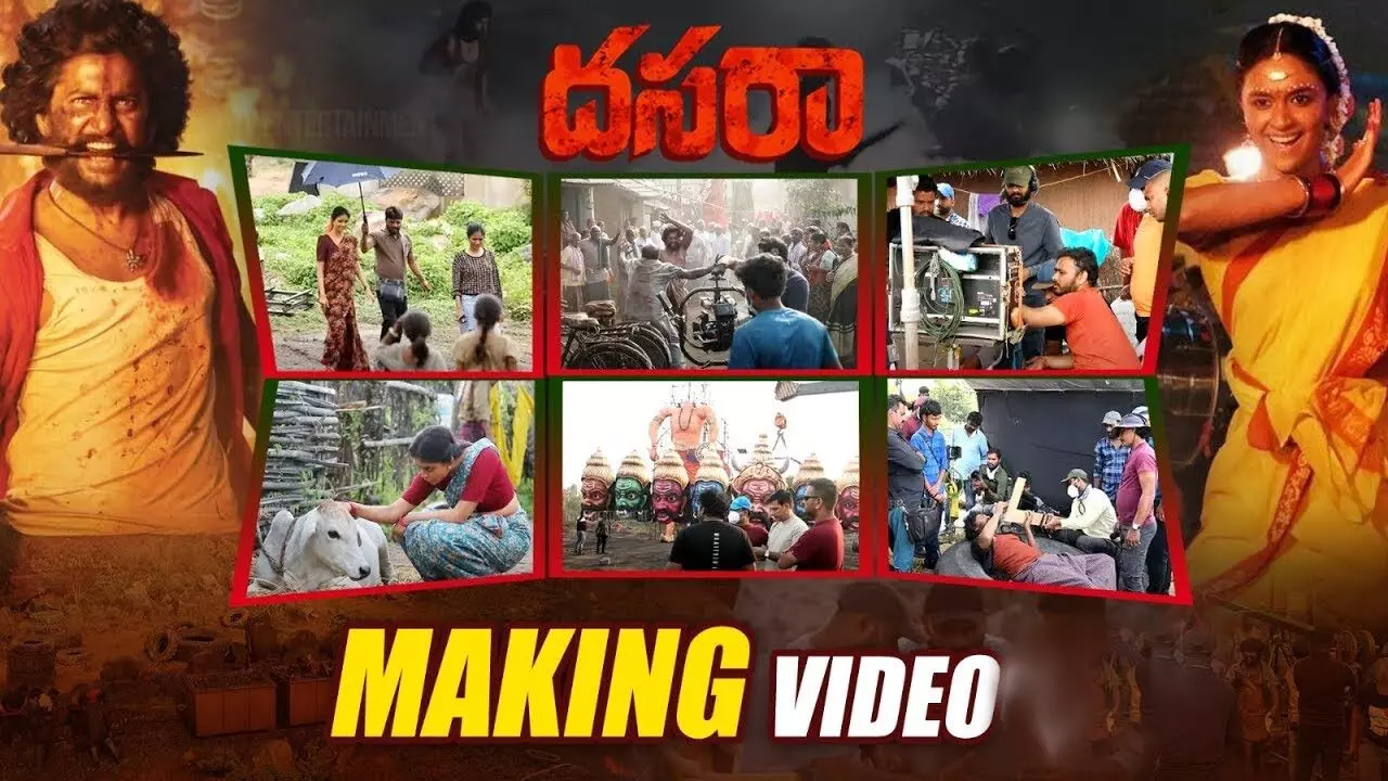 Dasara Movie Making Video | Nani | Keerthy Suresh
