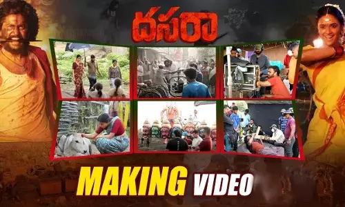 Dasara Movie Making Video | Nani | Keerthy Suresh