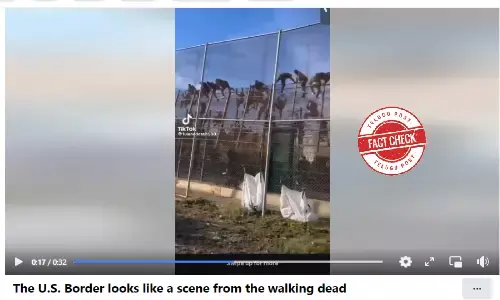 Fact Check:  Video claiming immigration problem at the US border shows Spain-Morocco border