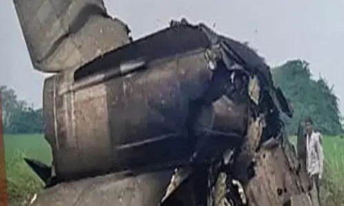 mig 21 plane, crashed, rajasthan