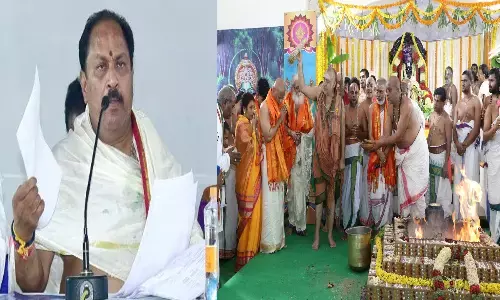 నేడు పూర్ణాహుతిలో పాల్గొననున్న జగన్