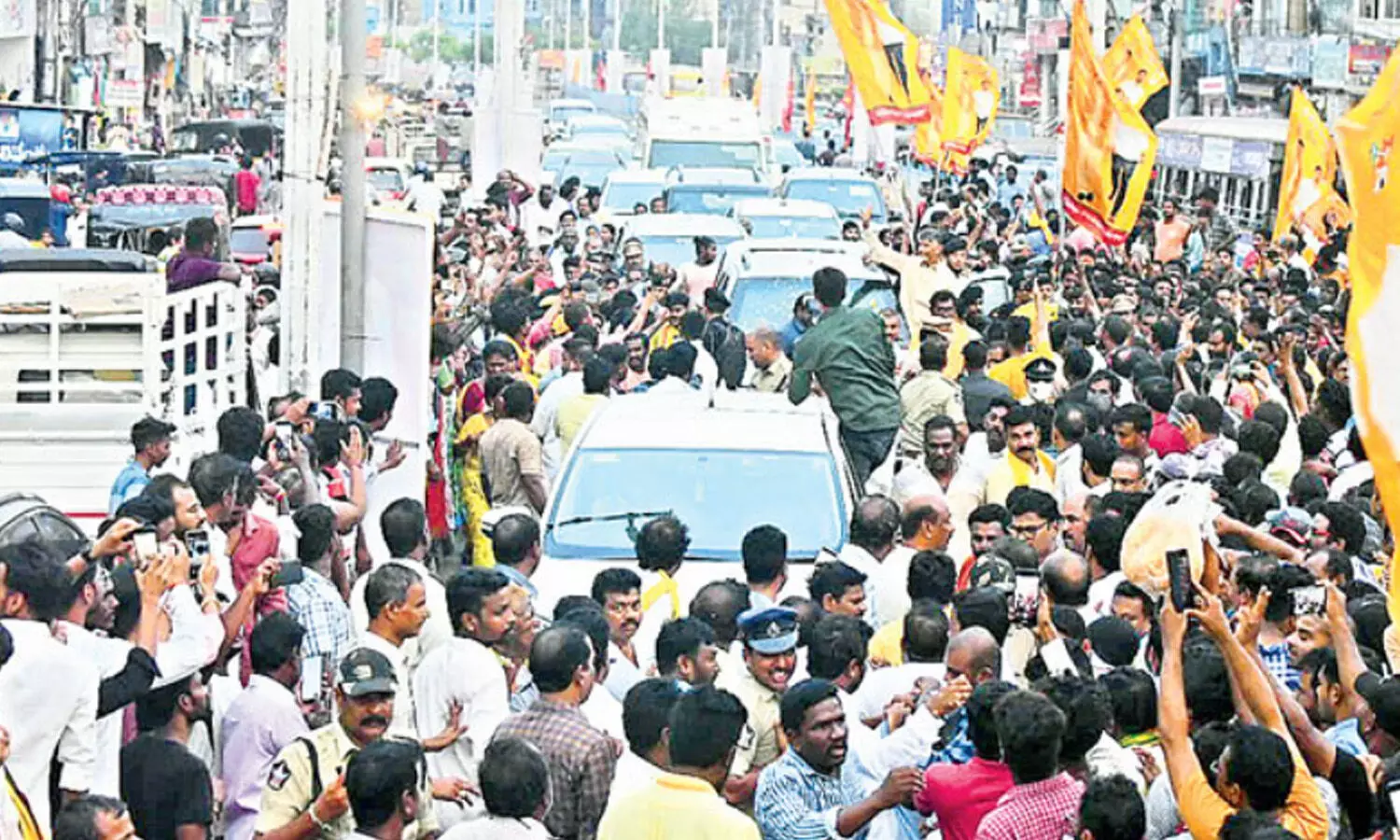 నేడు ఎస్‌కోట లో చంద్రబాబు