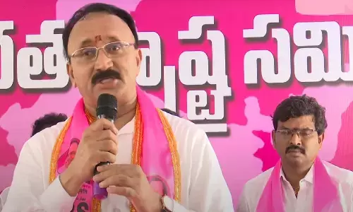 ap brs office, thota chandra sekhar, guntur brs office