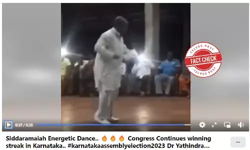 Fact Check: Video claiming Siddaramaiah dancing is not of the Karnataka CM but a farmer from Mysuru