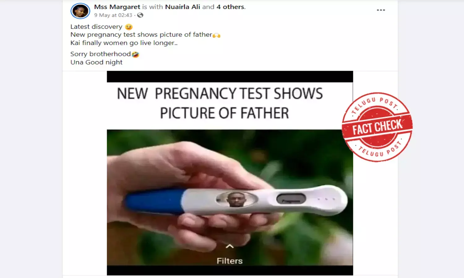 Fact Check: Claim about dual efficiency of at-home pregnancy test kits is false