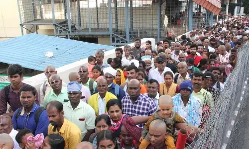 rush in tirumala today