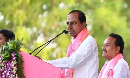 నిర్మల్ లో కేసీఆర్ ర్యాలీ