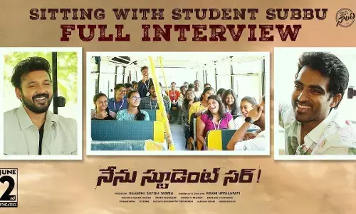 Sitting with Student SUBBU - Full Interview