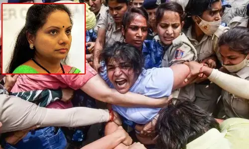 బ్రిజ్ భూషణ్ పై ఎందుకు చర్యలు తీసుకోవట్లేదు : ఎమ్మెల్సీ కవిత