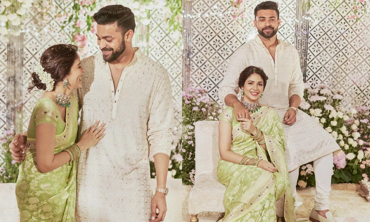 varunalavanyam, Lavanya varun tej engagement