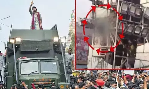 వారాహి యాత్రలో అపశృతి