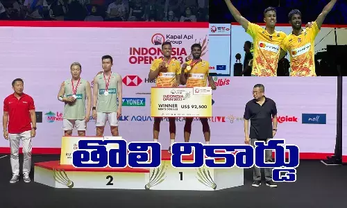 indonesia open 2023 title, satwik - chirag