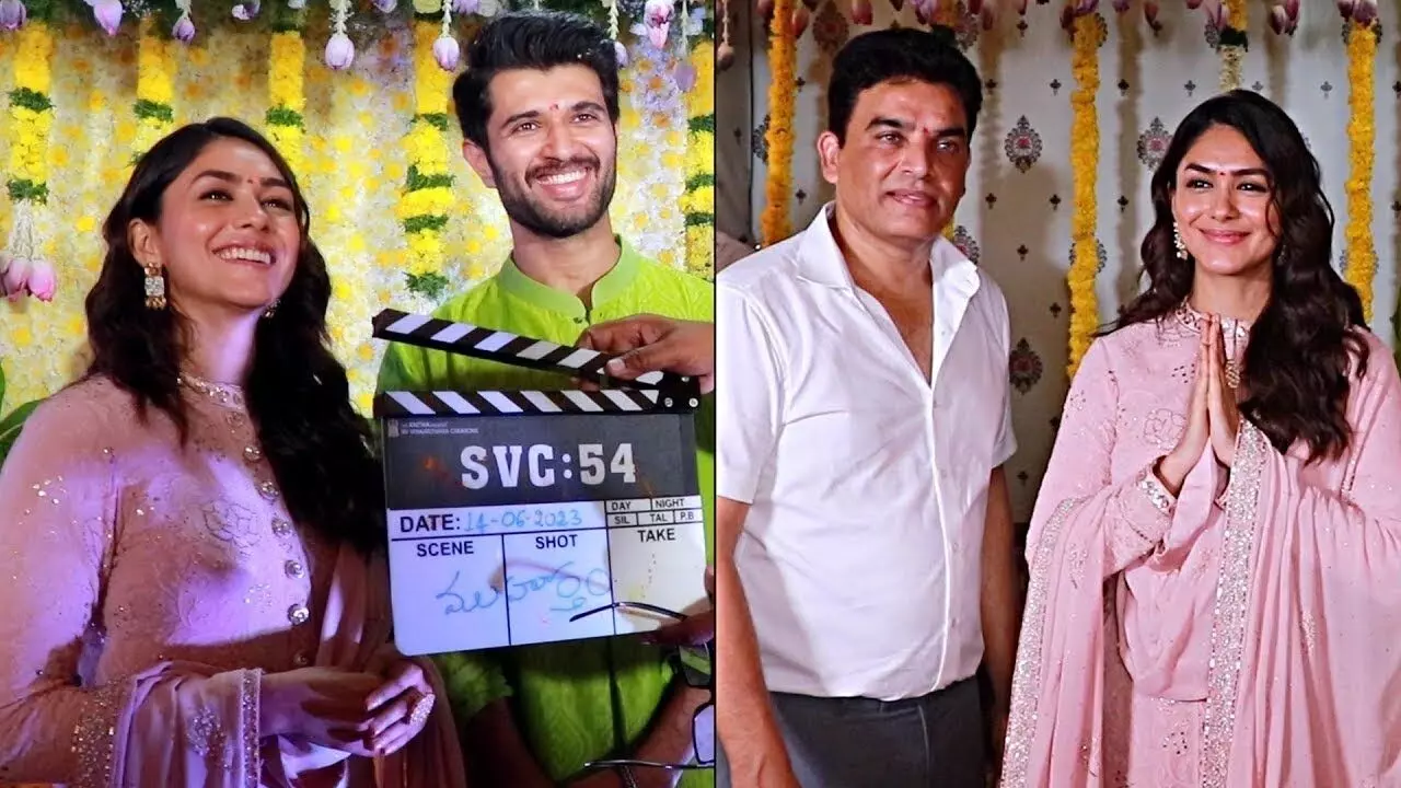 VD13 Movie Pooja Ceremony | Vijay Deverakonda | Mrunal Thakur | Dil Raju
