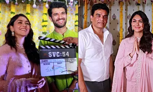 VD13 Movie Pooja Ceremony | Vijay Deverakonda | Mrunal Thakur | Dil Raju