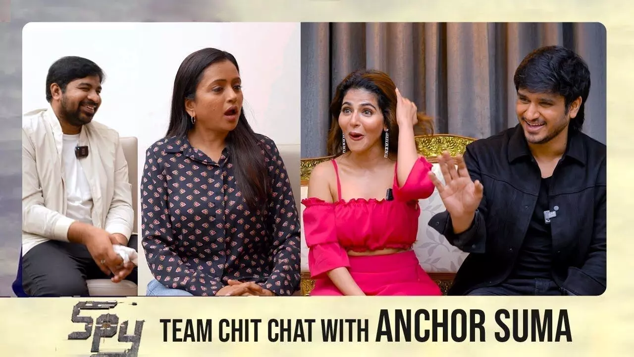 SPY Movie Team Chit Chat With Anchor Suma