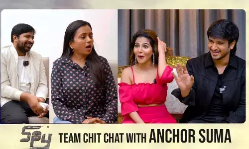 SPY Movie Team Chit Chat With Anchor Suma