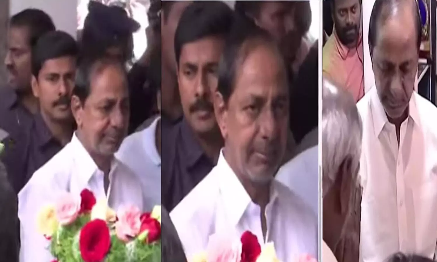 kcr gets emotional to pays tribute to saichand