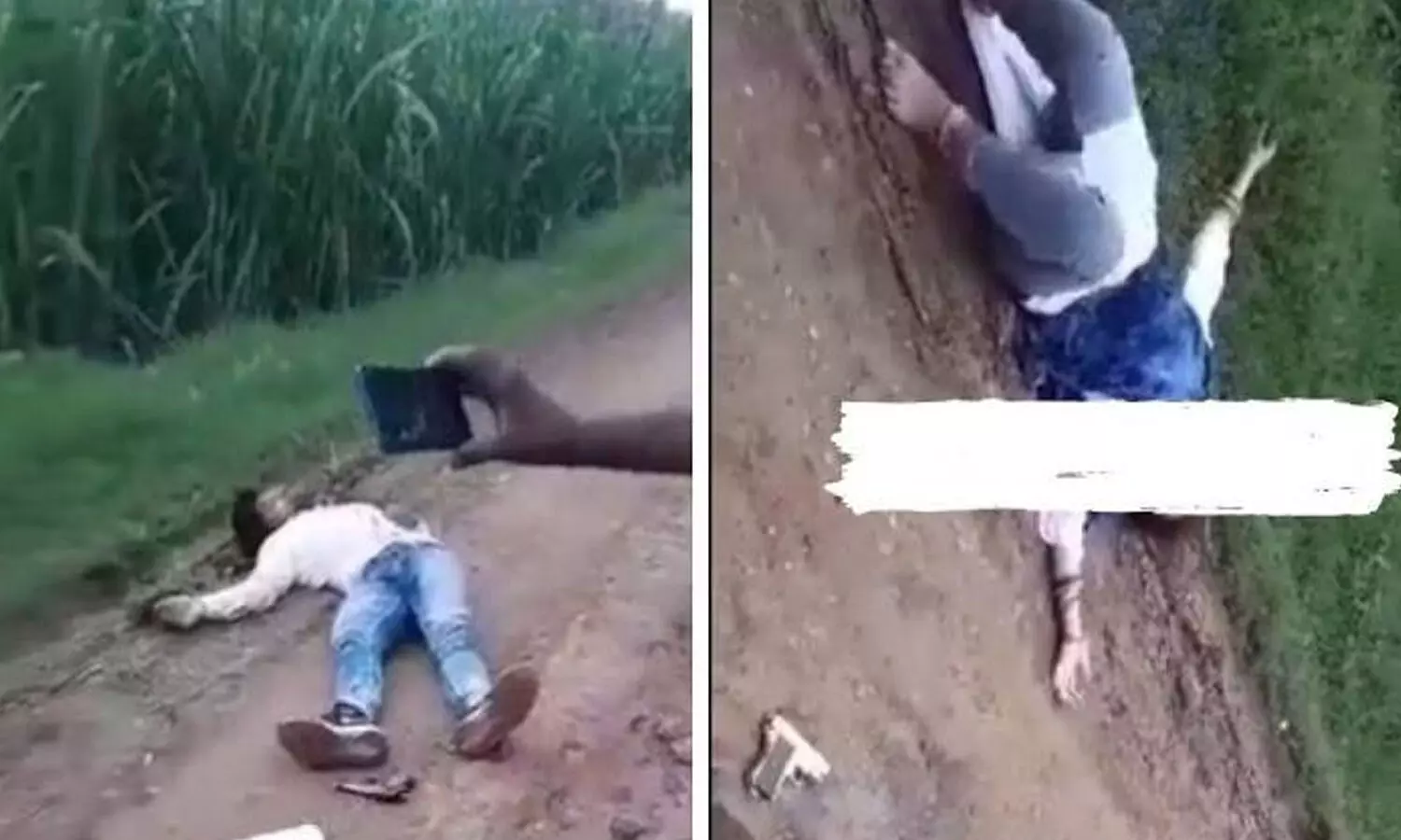 భార్యను కాల్చి.. భర్త ఆత్మహత్య.. వీడియోలు తీస్తూ ఆనందించిన స్థానికులు