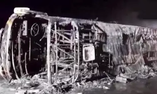 ఘోర ప్రమాదం.. 25 మంది సజీవ దహనం