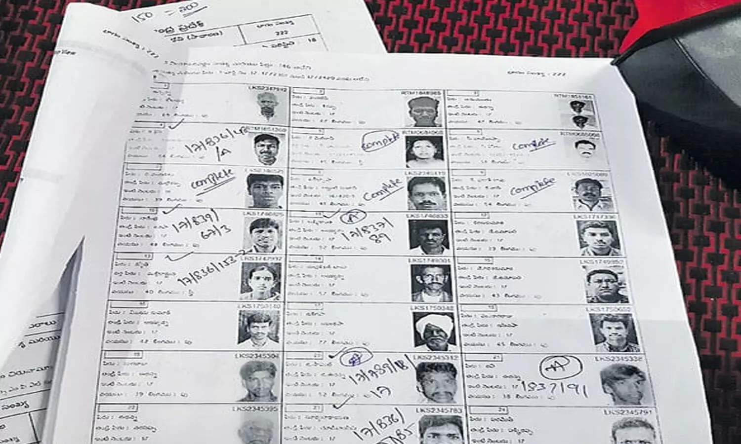 adoni voters list mistakes, 706 votes in a house