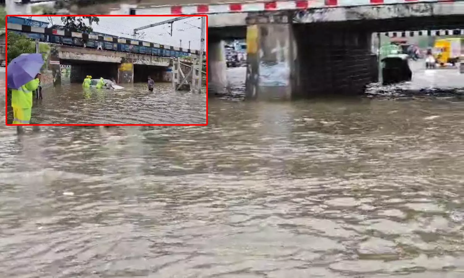 భాగ్యనగరంలో భారీ వర్షాలు.. స్తంభించిన ట్రాఫిక్