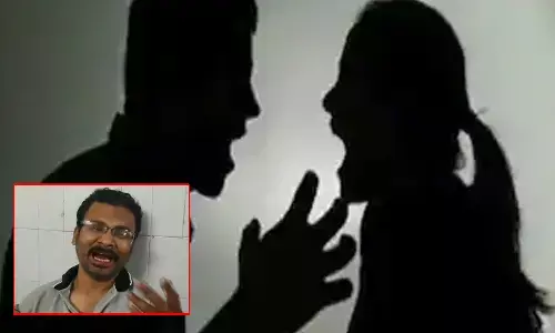 wife bites husband tongue