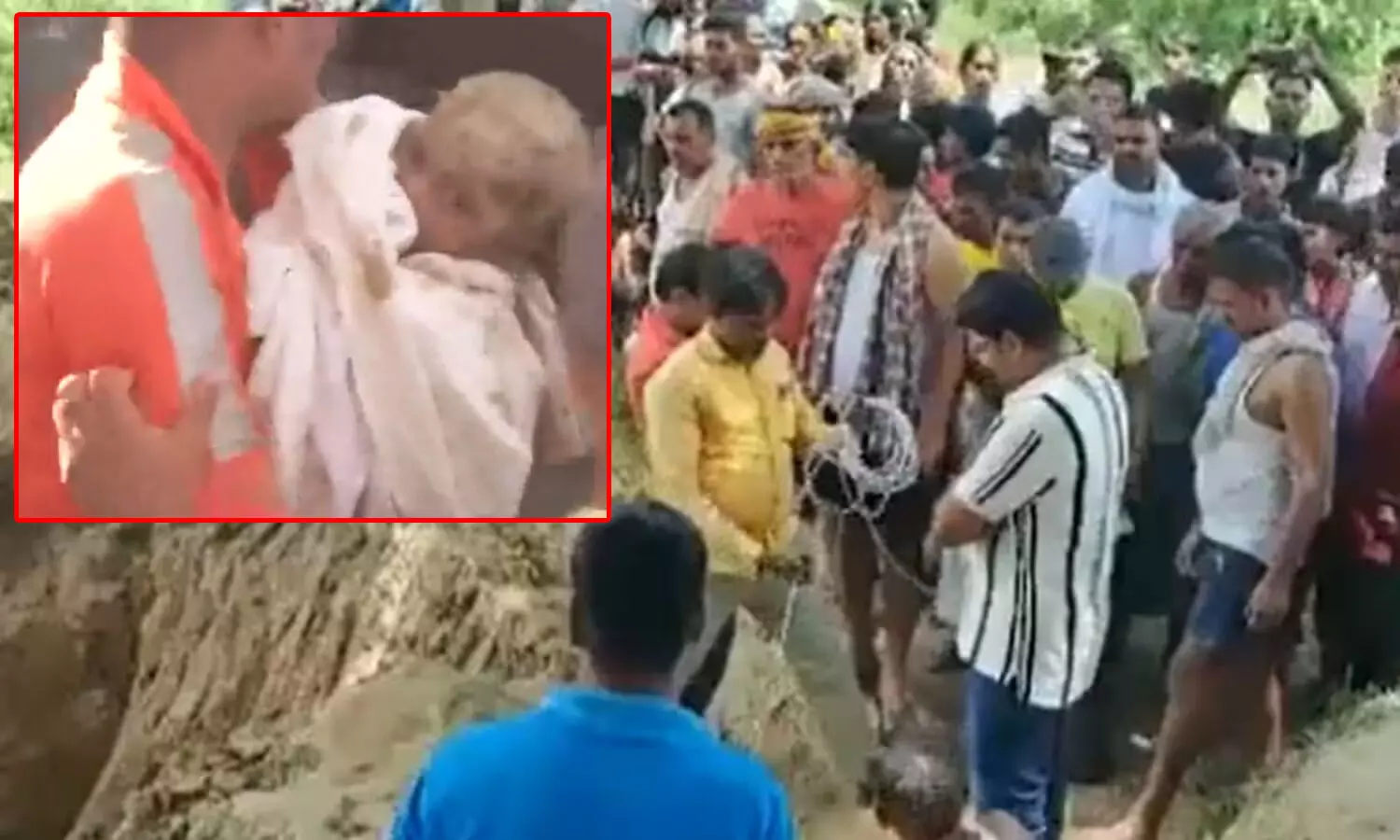 boy rescued from borewell boy rescued from borewell