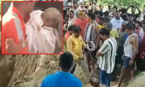 boy rescued from borewell
