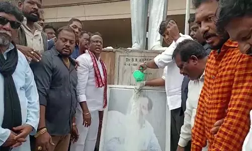 ts govt , tankbund ambedkar statue