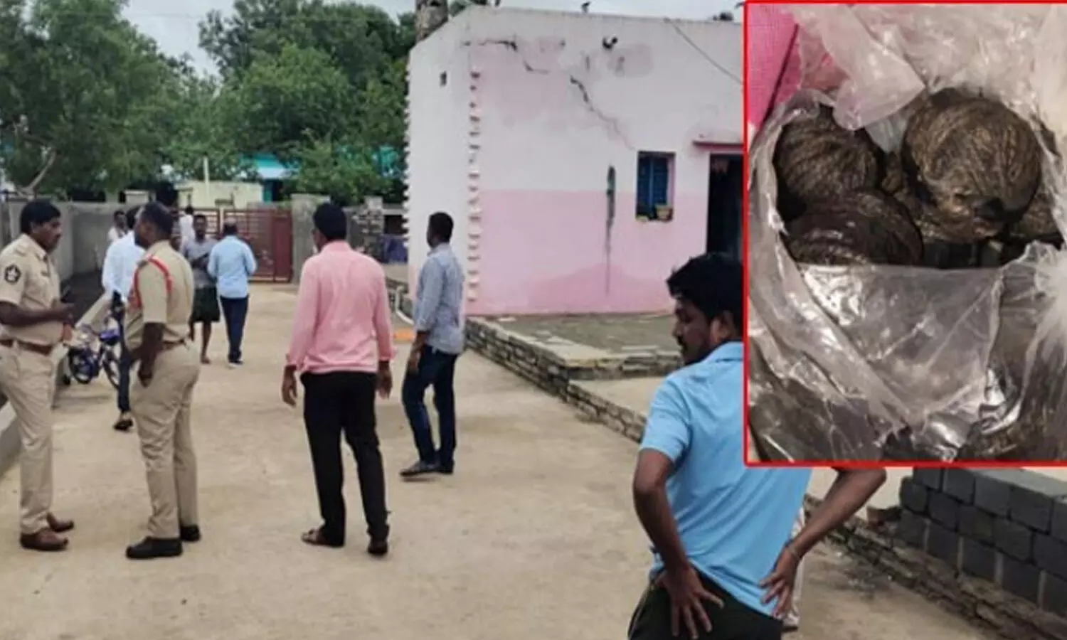 వైసీపీ సోషల్ మీడియా కన్వీనర్ ఇంట్లో నాటుబాంబులు