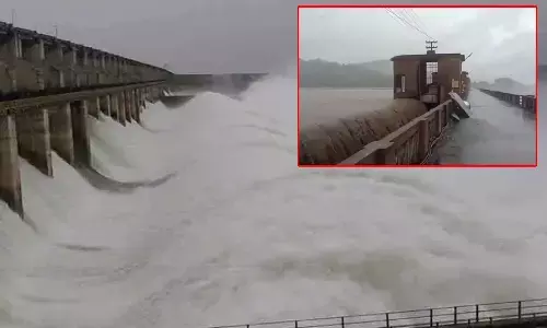 srsp and kadem projects flood, srsp gates opened