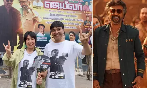 జపాన్ అభిమానులకు జైలర్ ఫీవర్.. చెన్నై చేరిన జంట‌