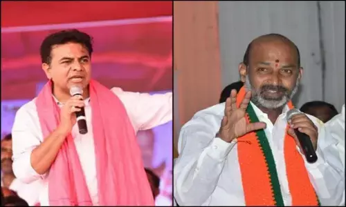 కేటీఆర్ వర్సెస్ బండి సంజయ్.. సోషల్ మీడియాలో రచ్చ