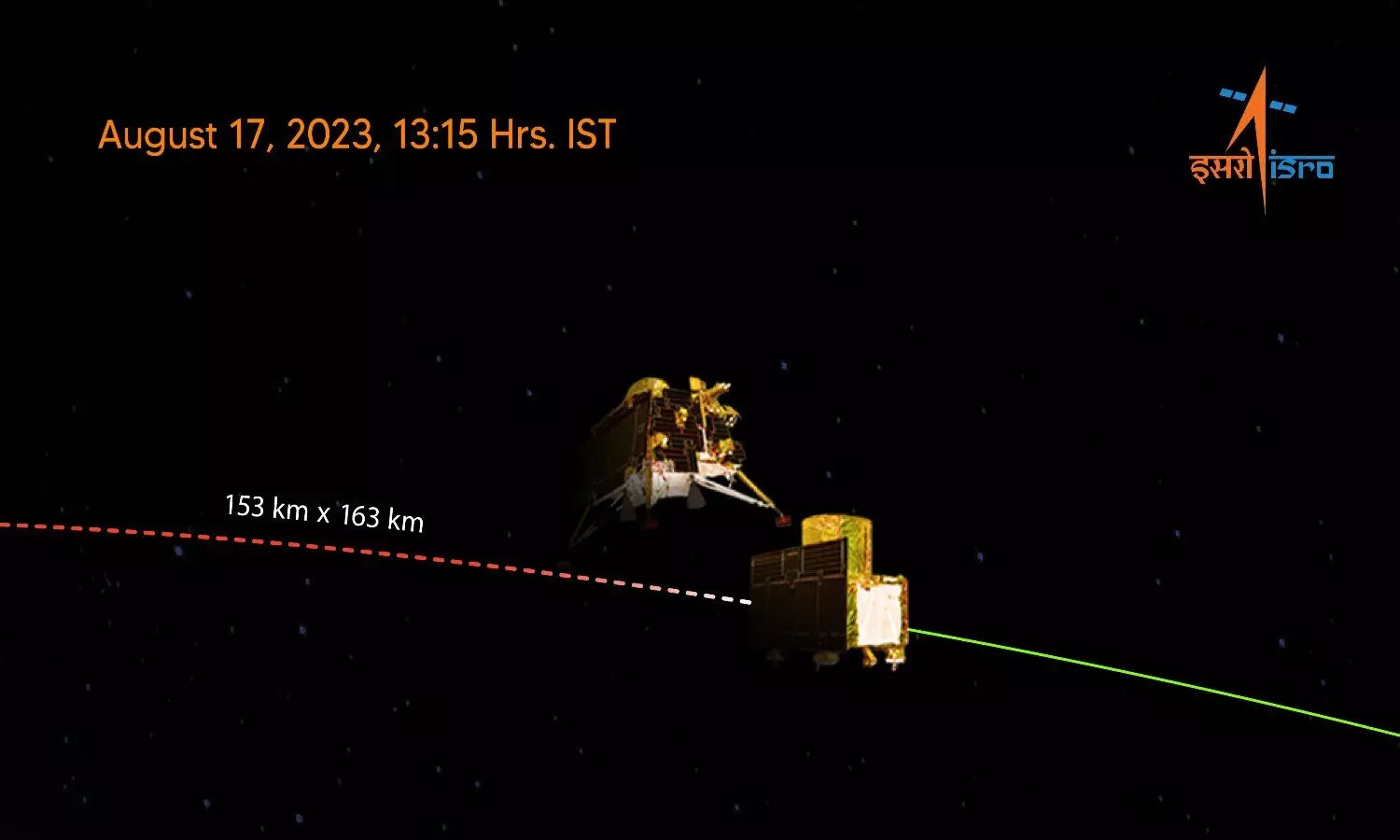 చంద్రయాన్-3: విక్రమ్ విడిపోయింది
