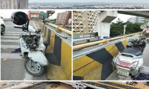 ఫ్లైఓవర్ పై నుండి కింద పడి మరణించిన స్వీటీ