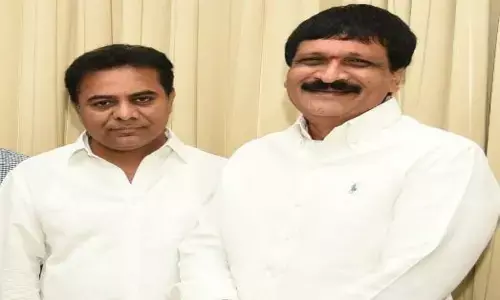 నోరు పారేసుకున్న ఎమ్మెల్యేపై కేటీఆర్ ట్వీట్