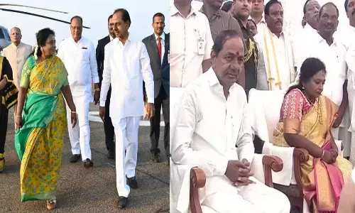 ఎన్నాళ్లకెన్నాళ్లకు.. సచివాలయంలో తెలంగాణ గవర్నర్, సీఎం